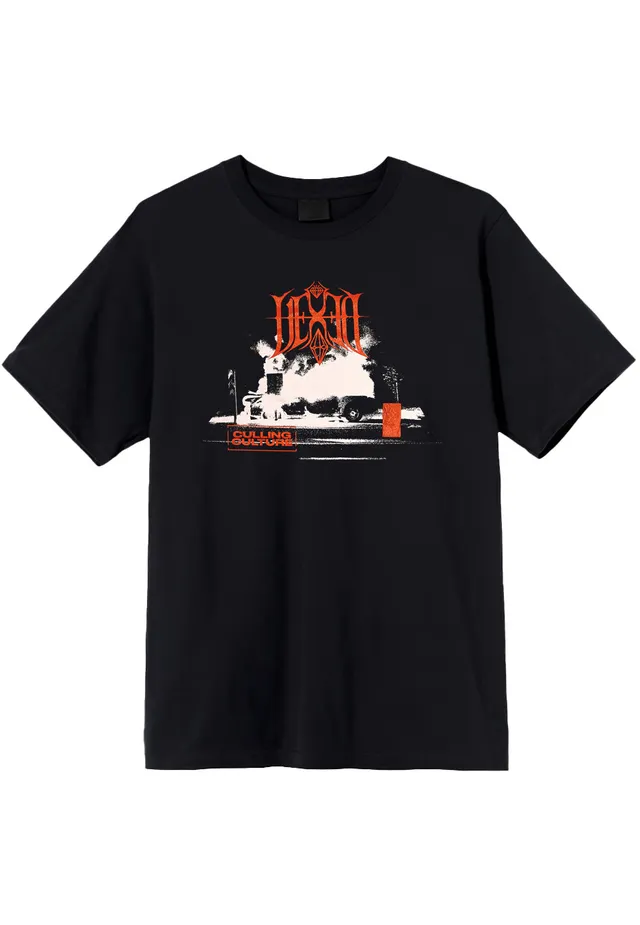 vexed-burning-car-t-shirt-noir-homme-deathcore image 1