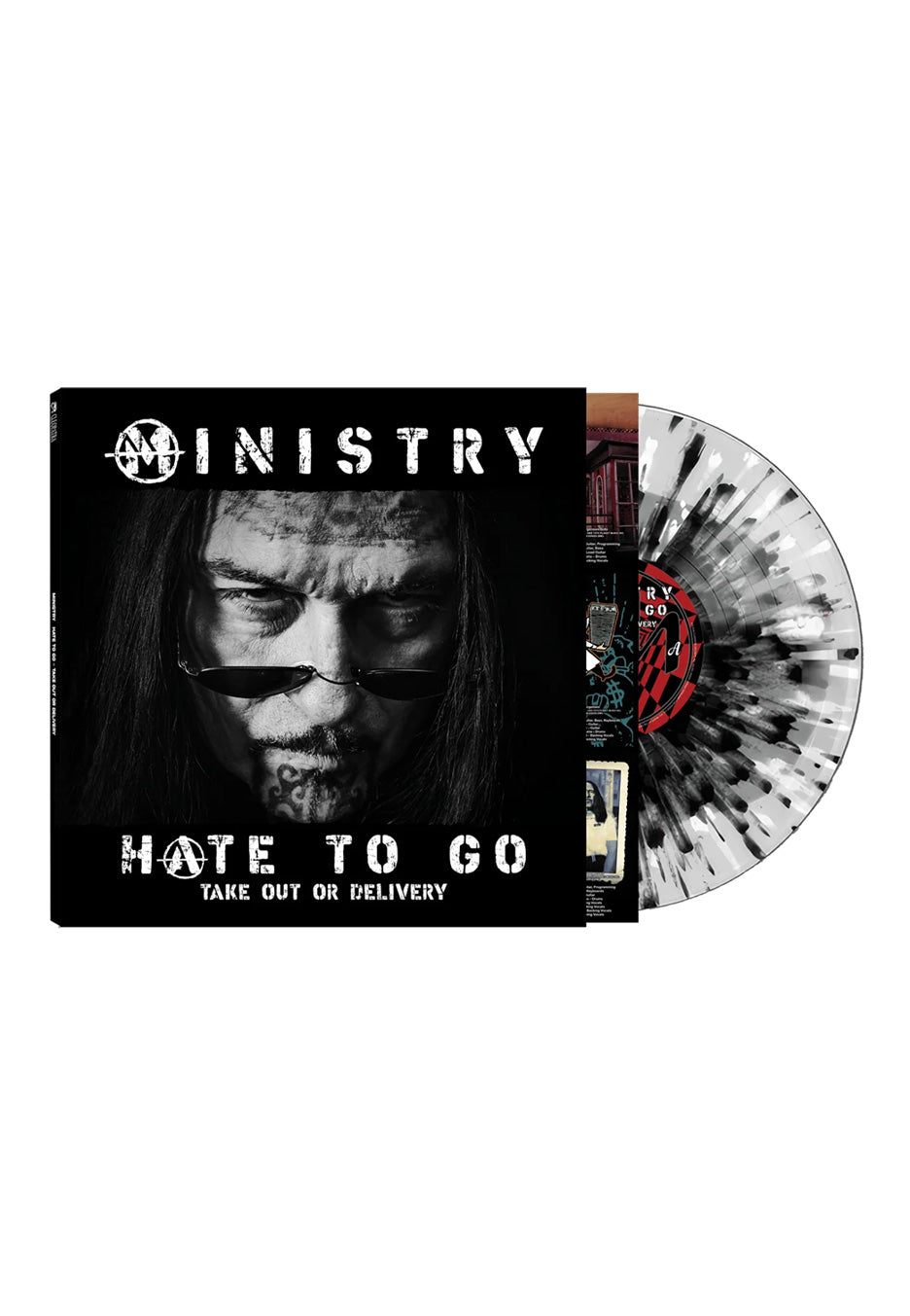 ministry-hate-to-go-vinyle-splatter-noir-argent-limit image 1