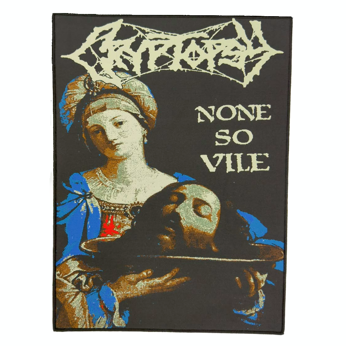 783punx-cryptopsy-none-so-vile-backpatch-tiss-bordure-noire image 2