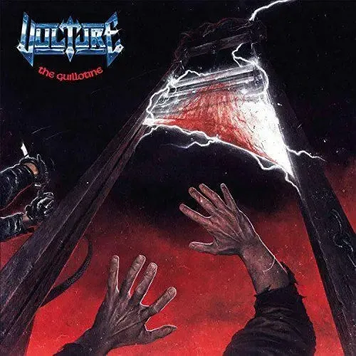 vulture-the-guillotine-vinyle-bleu-transparent-ltd-500-speed-metal image 1