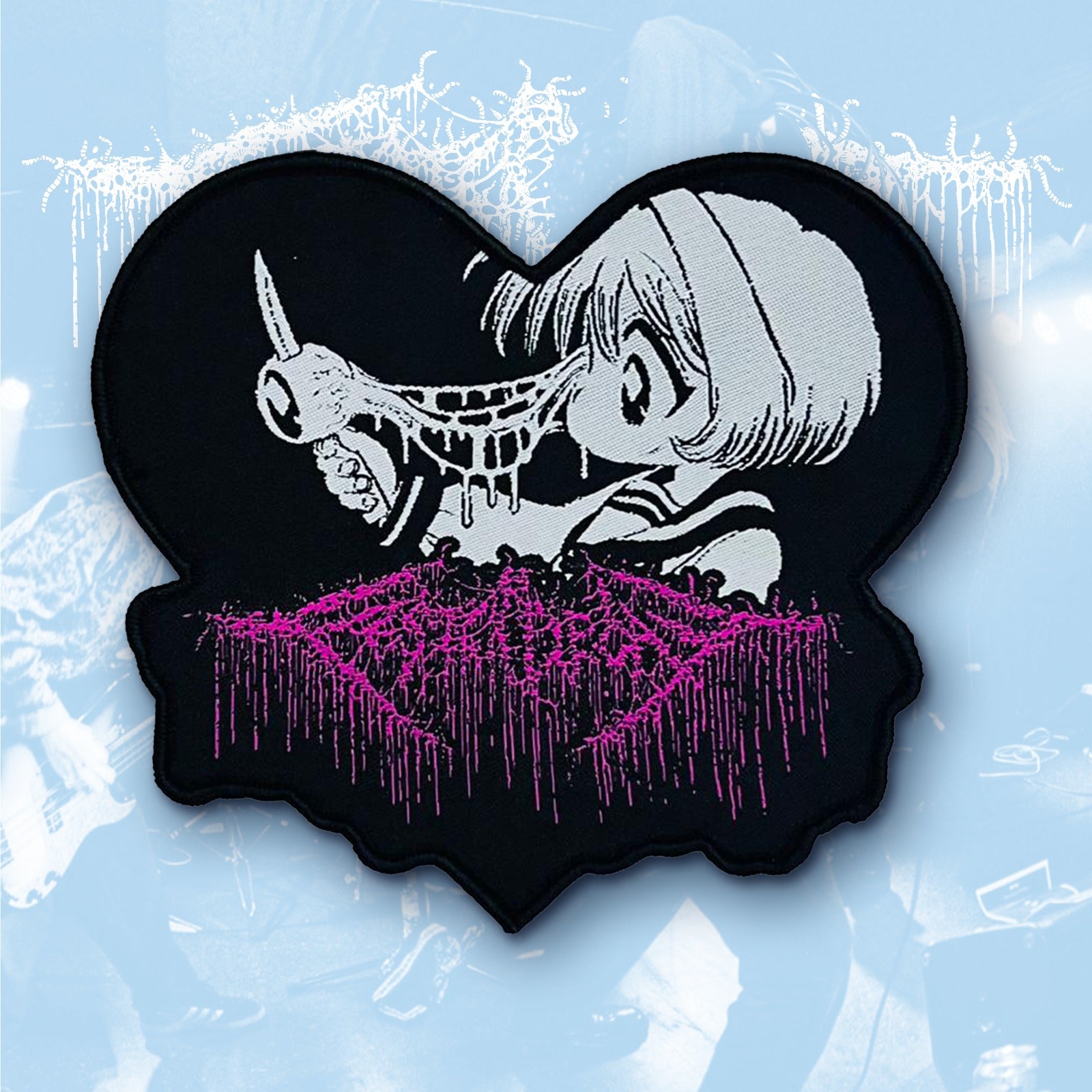 festerdecay-ichigo-cha-n-patch-tiss-bord-noir image 2