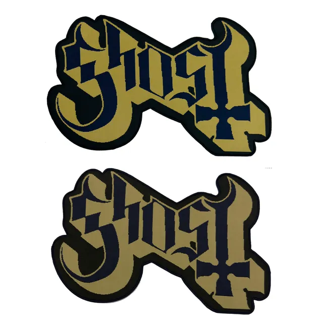 783punx-ghost-logo-cusson-tiss-oversize-bord-noir-30-cm image 1