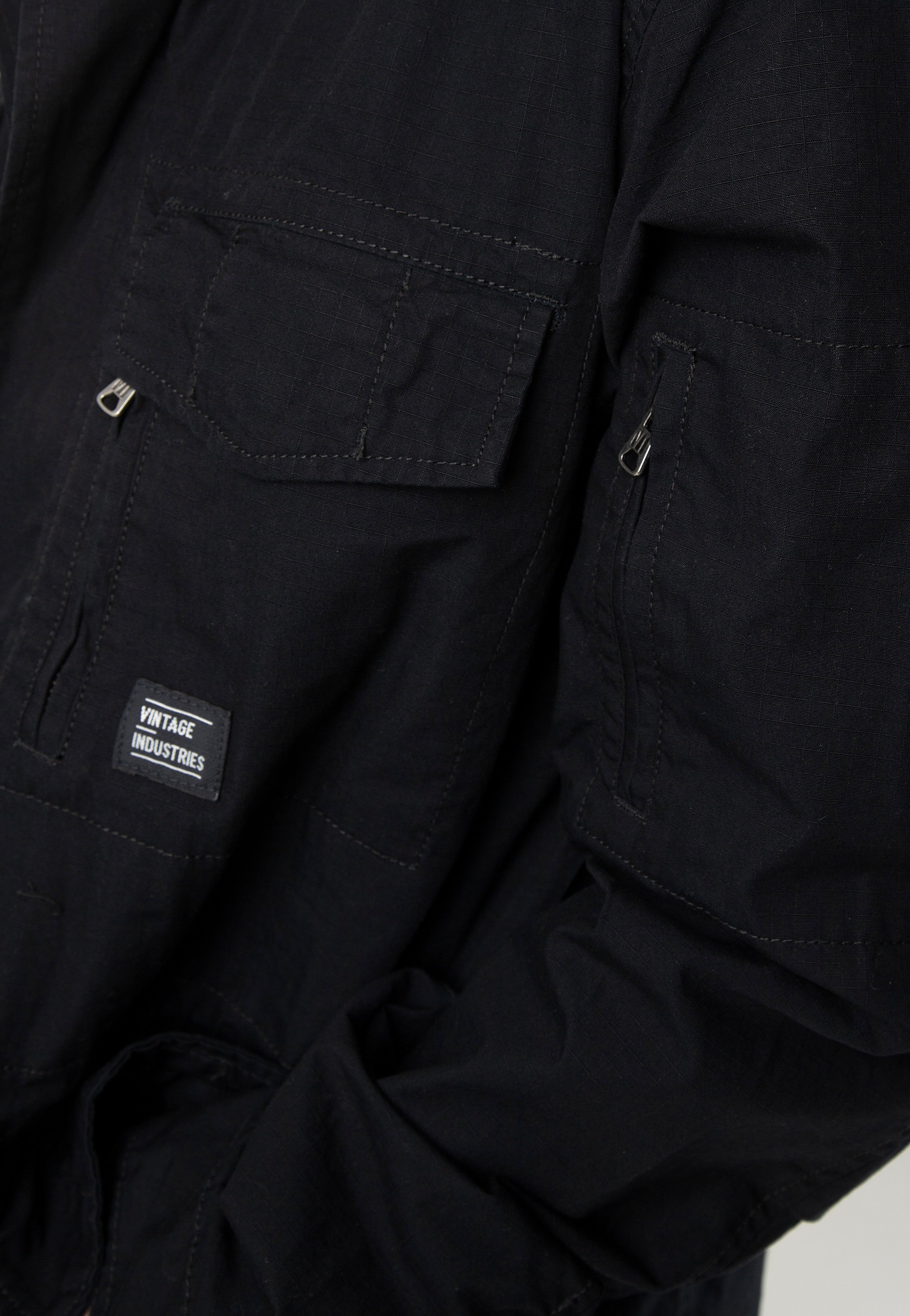 vintage-industries-cranford-black-veste-homme-noire image 7
