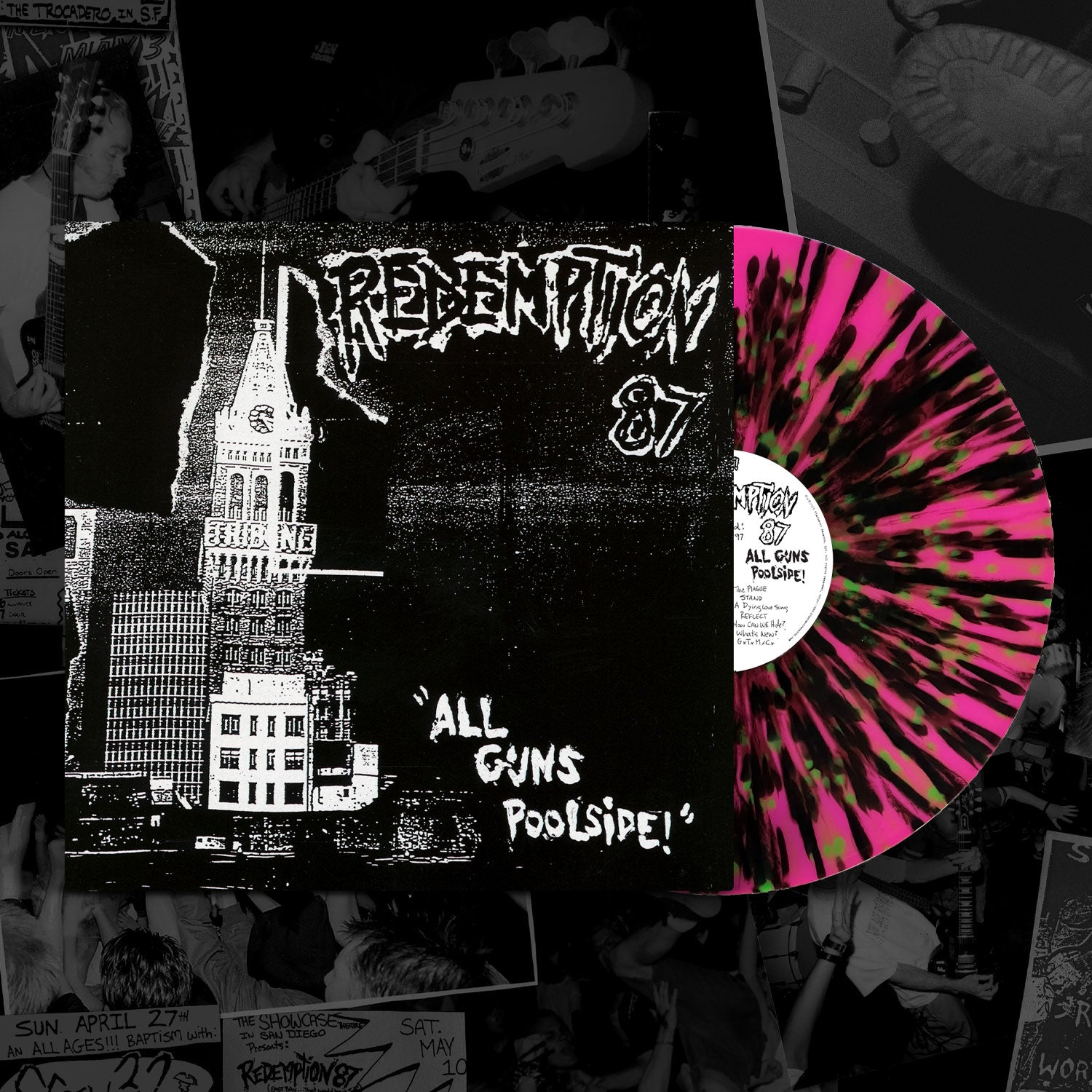 redemption-87-all-guns-poolside-vinyle-lp-rose-neon image 2