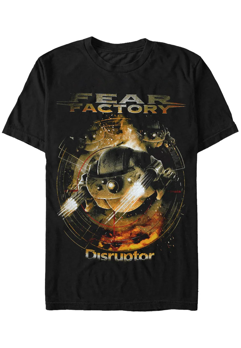 fear-factory-disruptor-t-shirt-noir-taille-m image 1