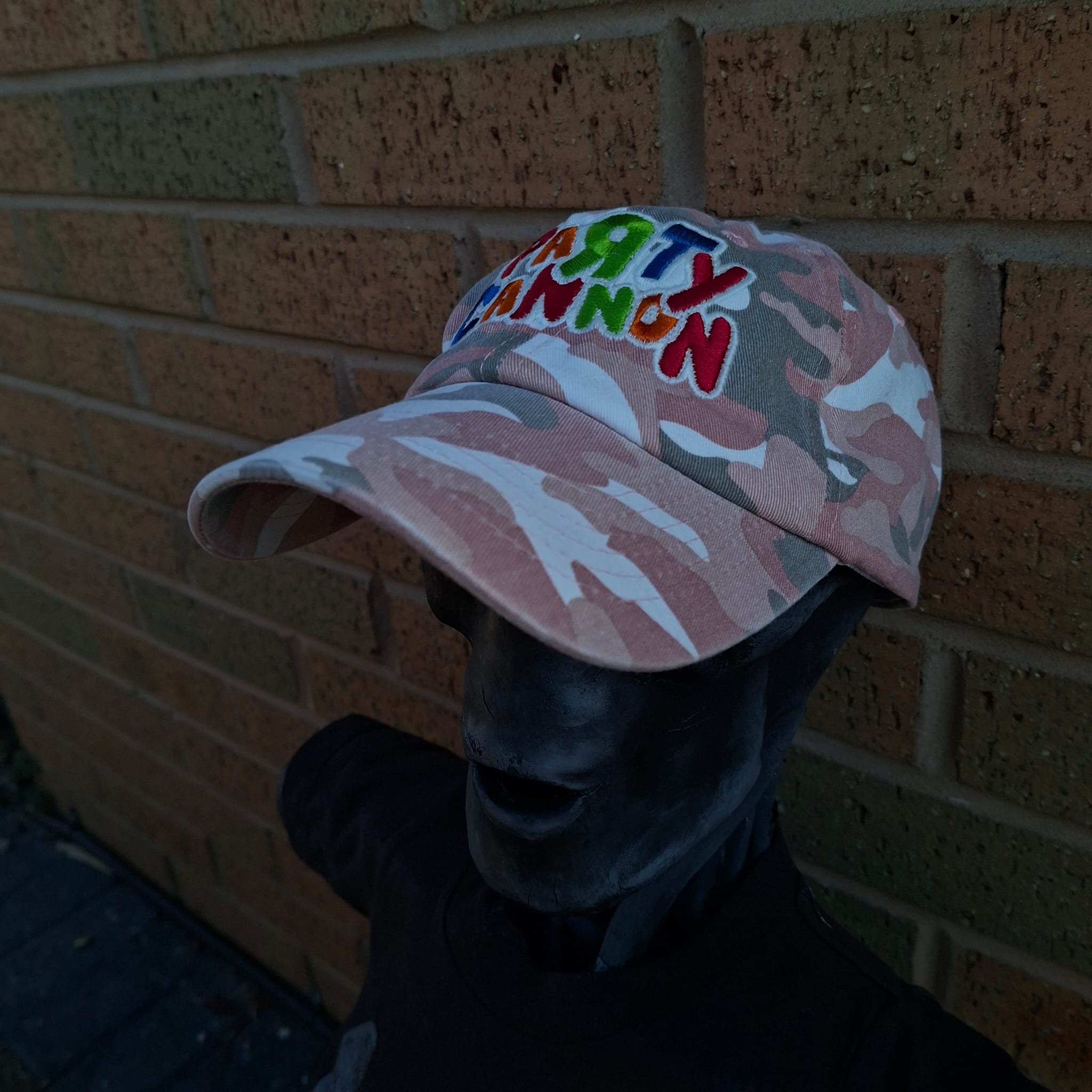 party-cannon-glow-in-the-dark-casquette-dad-camo-rose image 4