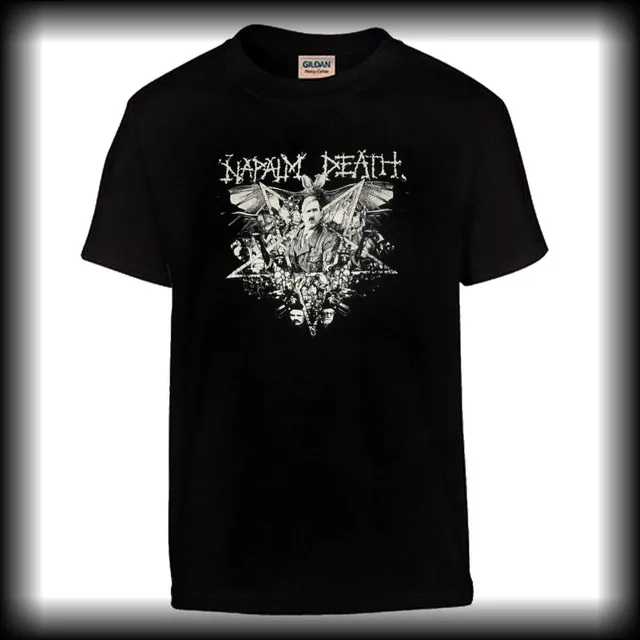 napalm-death-t-shirt-metal-grindcore-noir-gildan-tailles-m-xl image 1