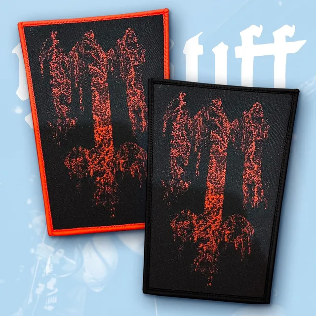mastiff-decaying-m-patch-tiss-bordure-noire-thermocollant image 1