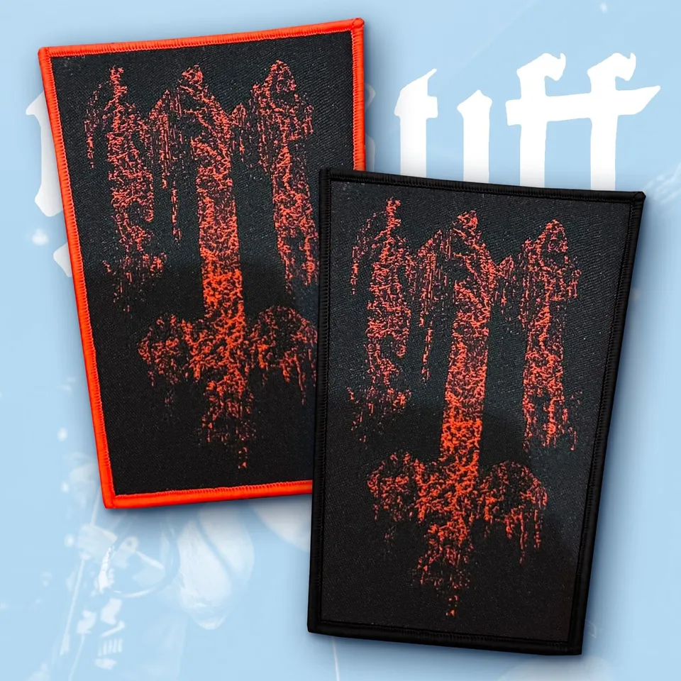 mastiff-decaying-m-patch-tiss-bordure-noire-thermocollant image 1