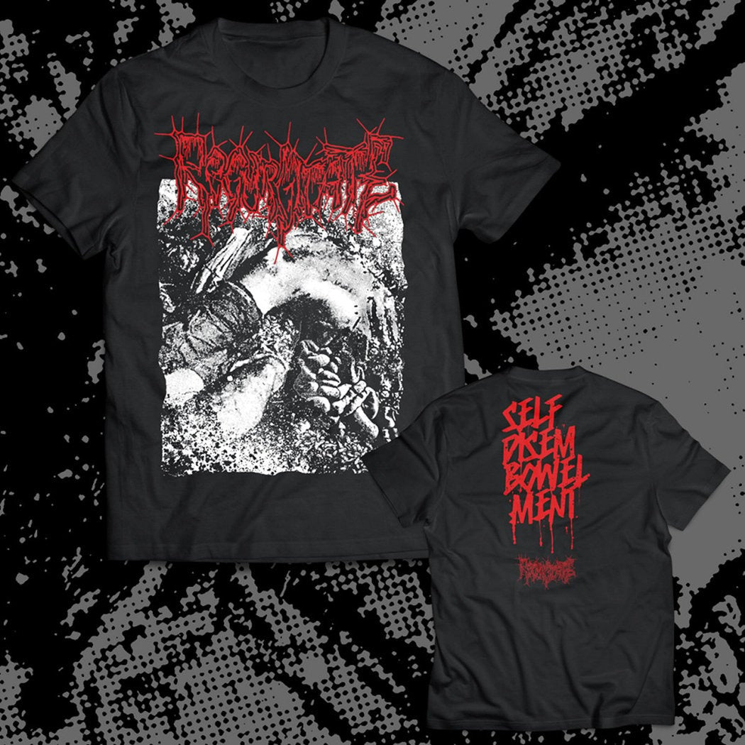 regurgitate-self-disembowelment-t-shirt-large-coton-noir image 1