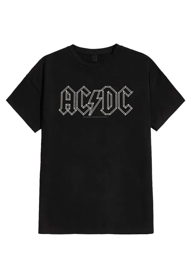 ac-dc-outline-logo-t-shirt-noir-hard-rock image 1