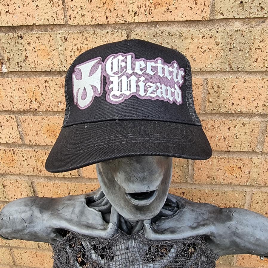 electric-wizard-logo-casquette-trucker-phosphorescent image 1