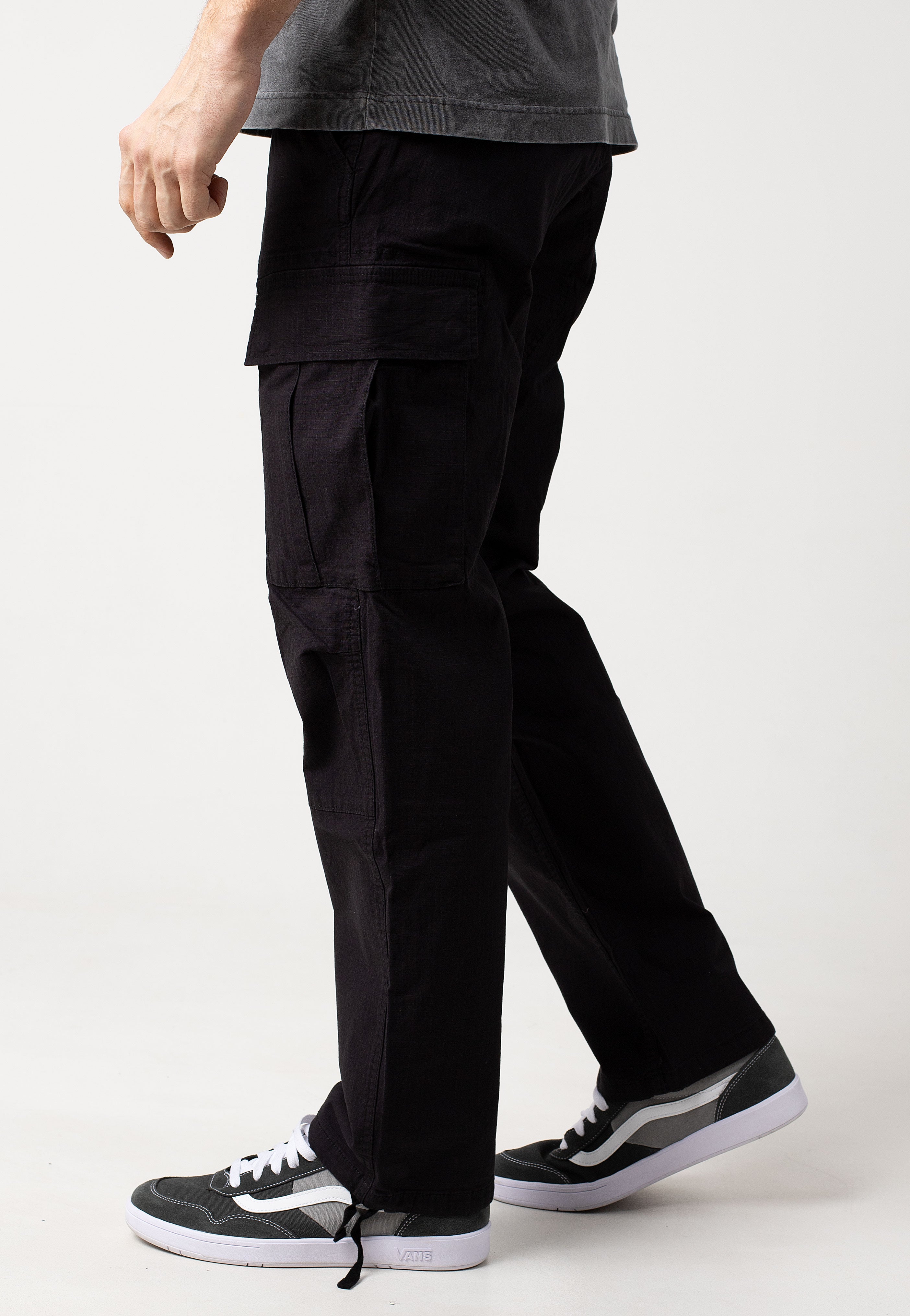 only-sons-ray-life-ribstop-cargo-pantalon-noir-homme-coton image 2