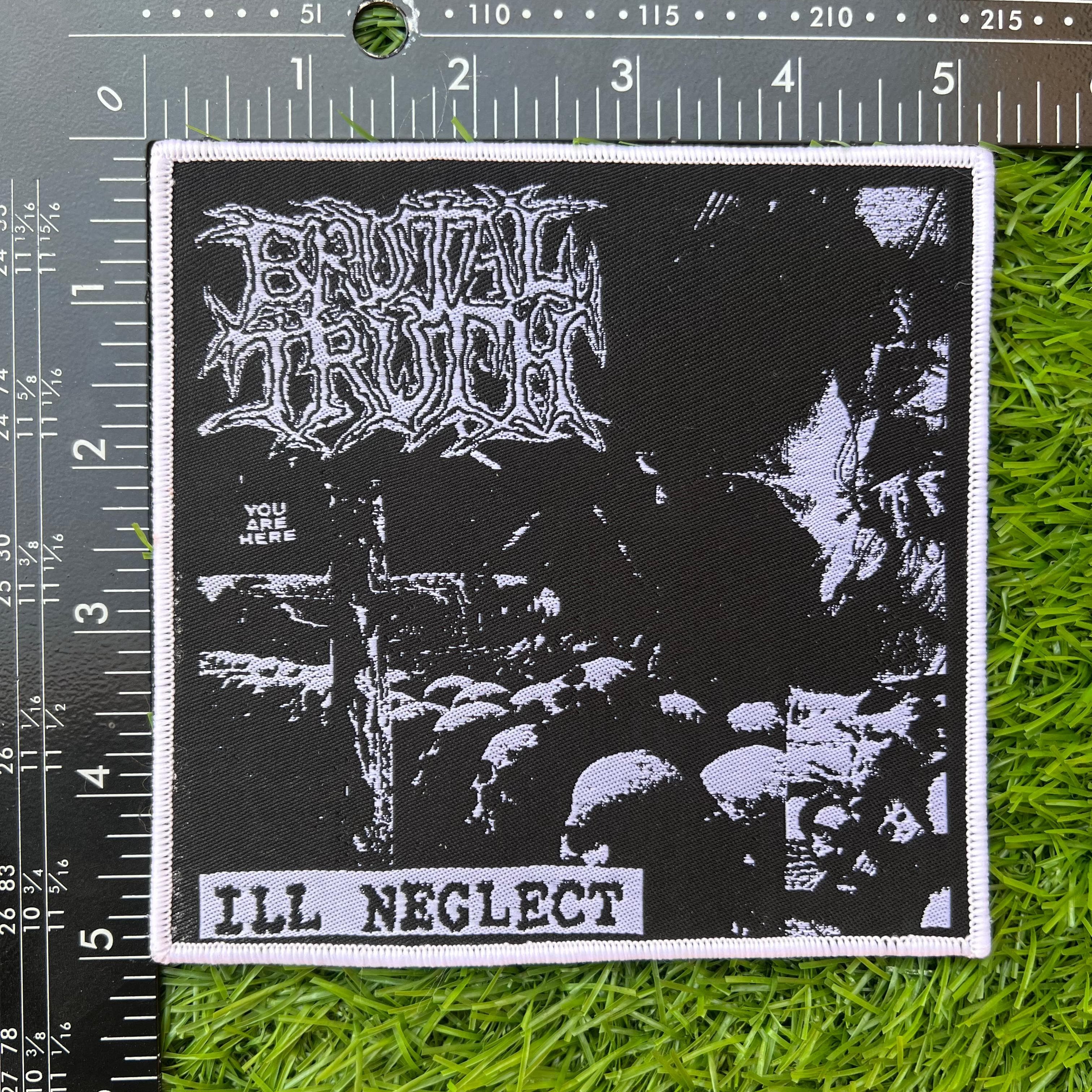 brutal-truth-ill-neglect-patch-cusson-bordure-noire image 2