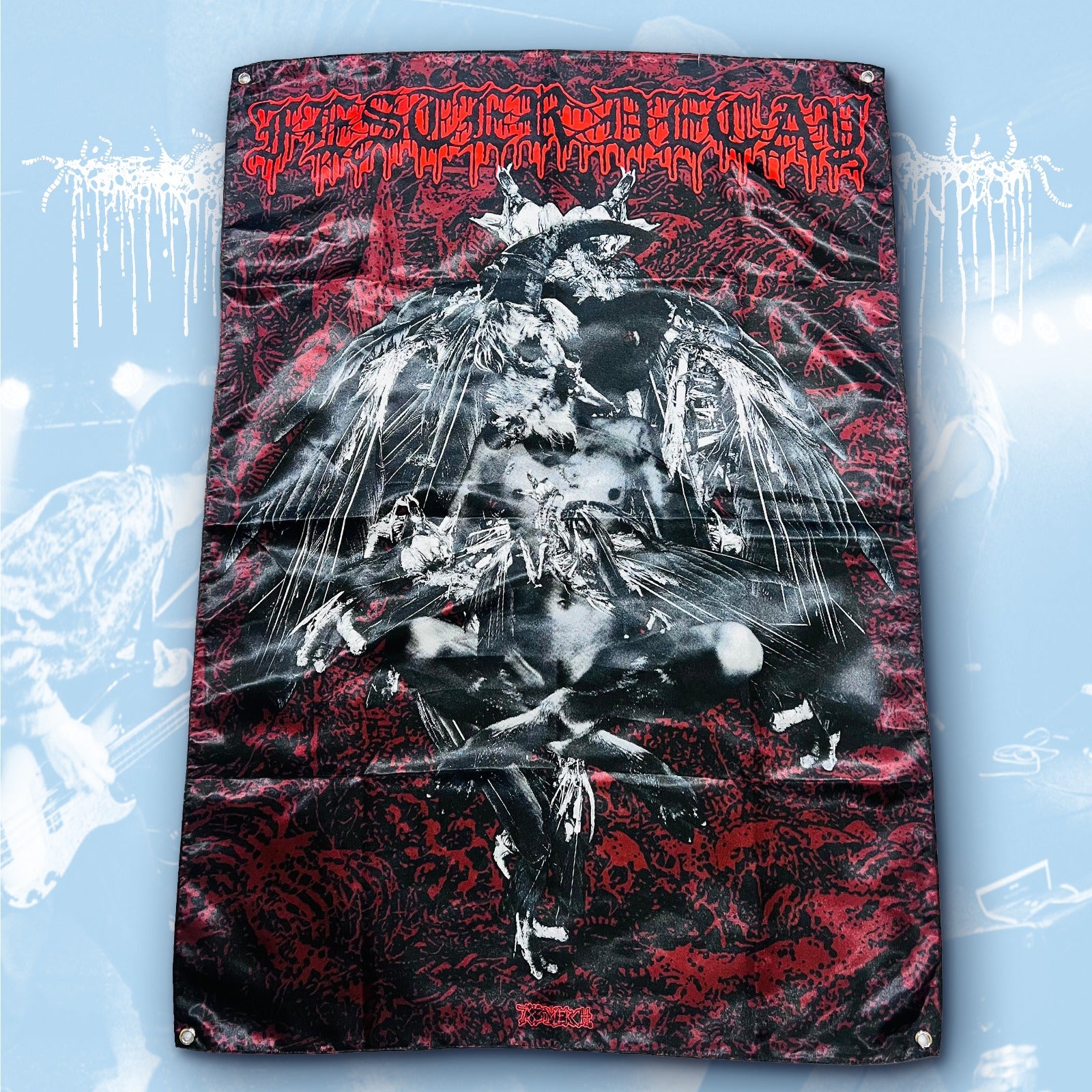 festerdecay-blessed-deformity-drapeau-tissu-100x70 image 1
