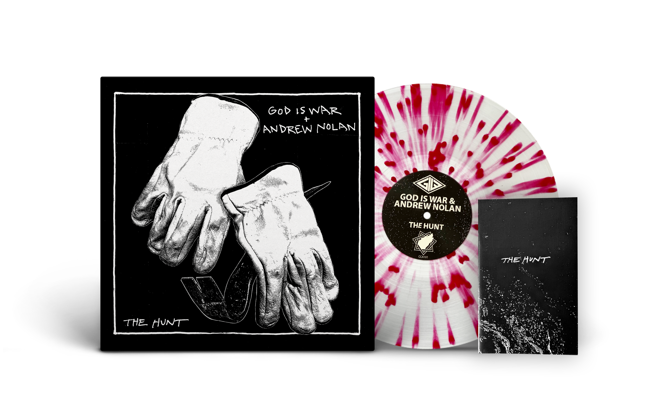 closed-casket-god-is-war-the-hunt-lp-vinyle-splatter-rouge image 2