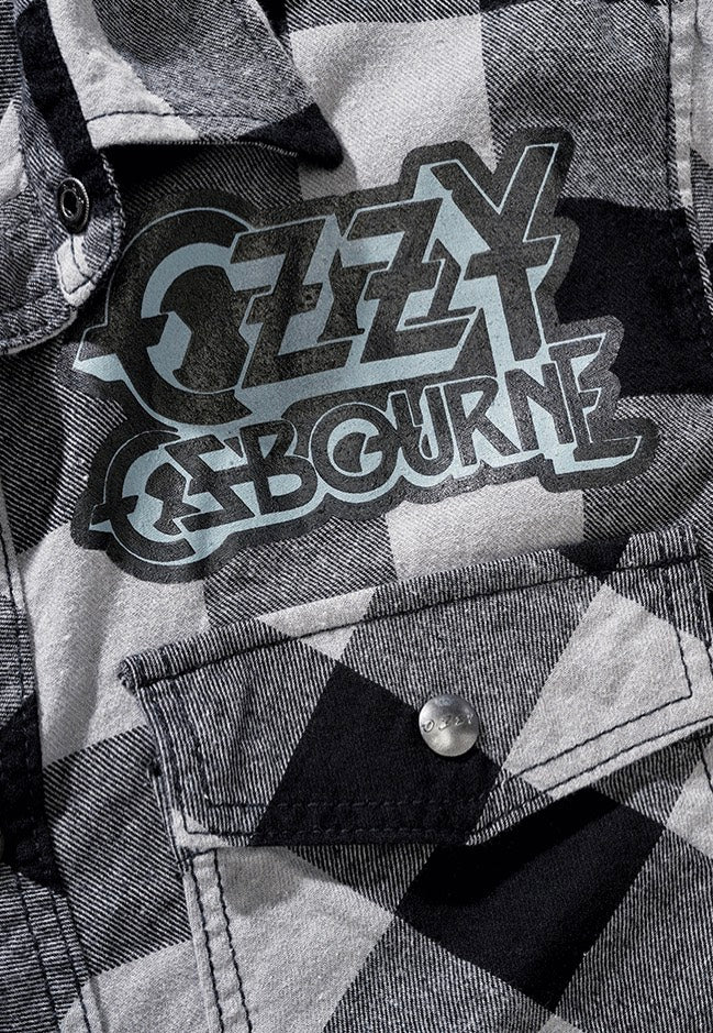 ozzy-osbourne-check-shirt-chemise-carreaux-gris image 6