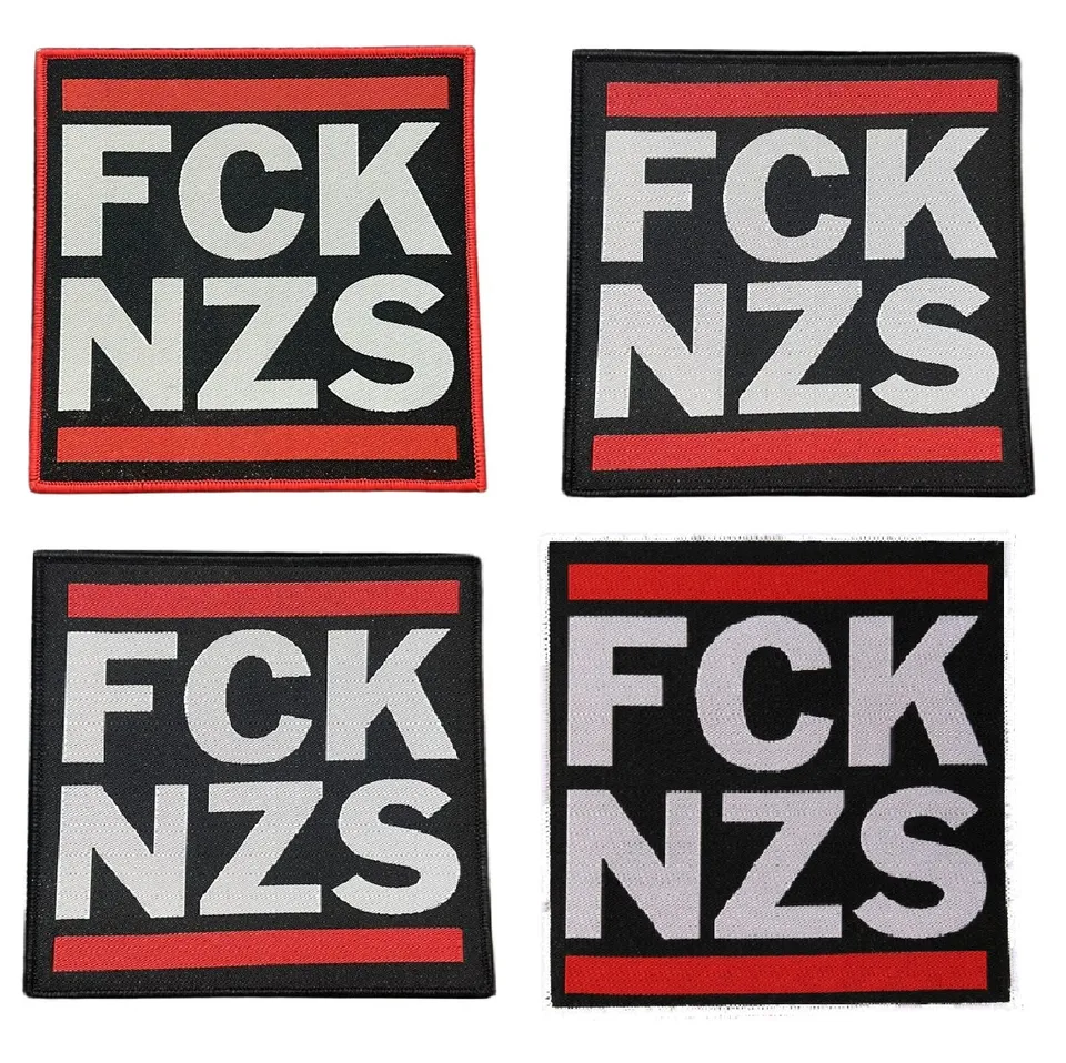 fck-nzs-cusson-tiss-patch-bord-blanc-small image 1