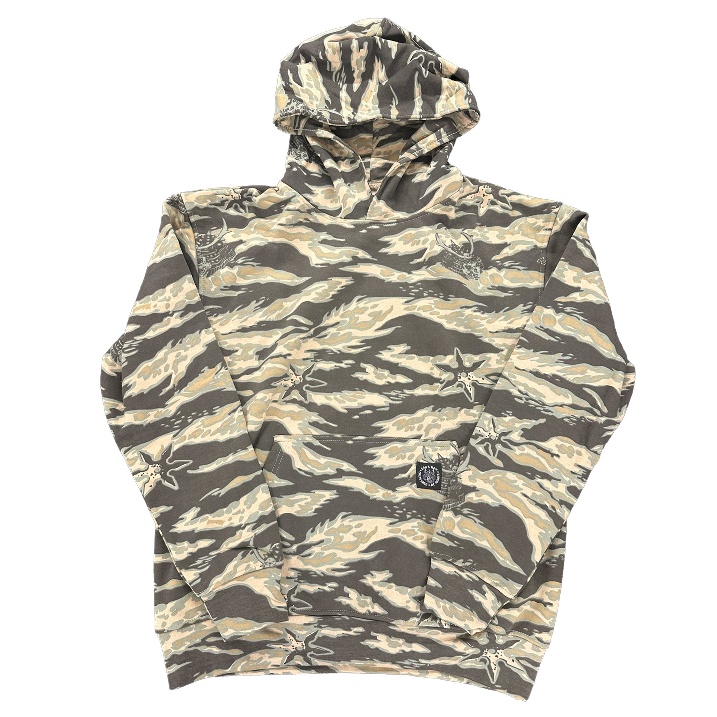 god-s-hate-samurai-sweat-capuche-camo-taille-l image 1