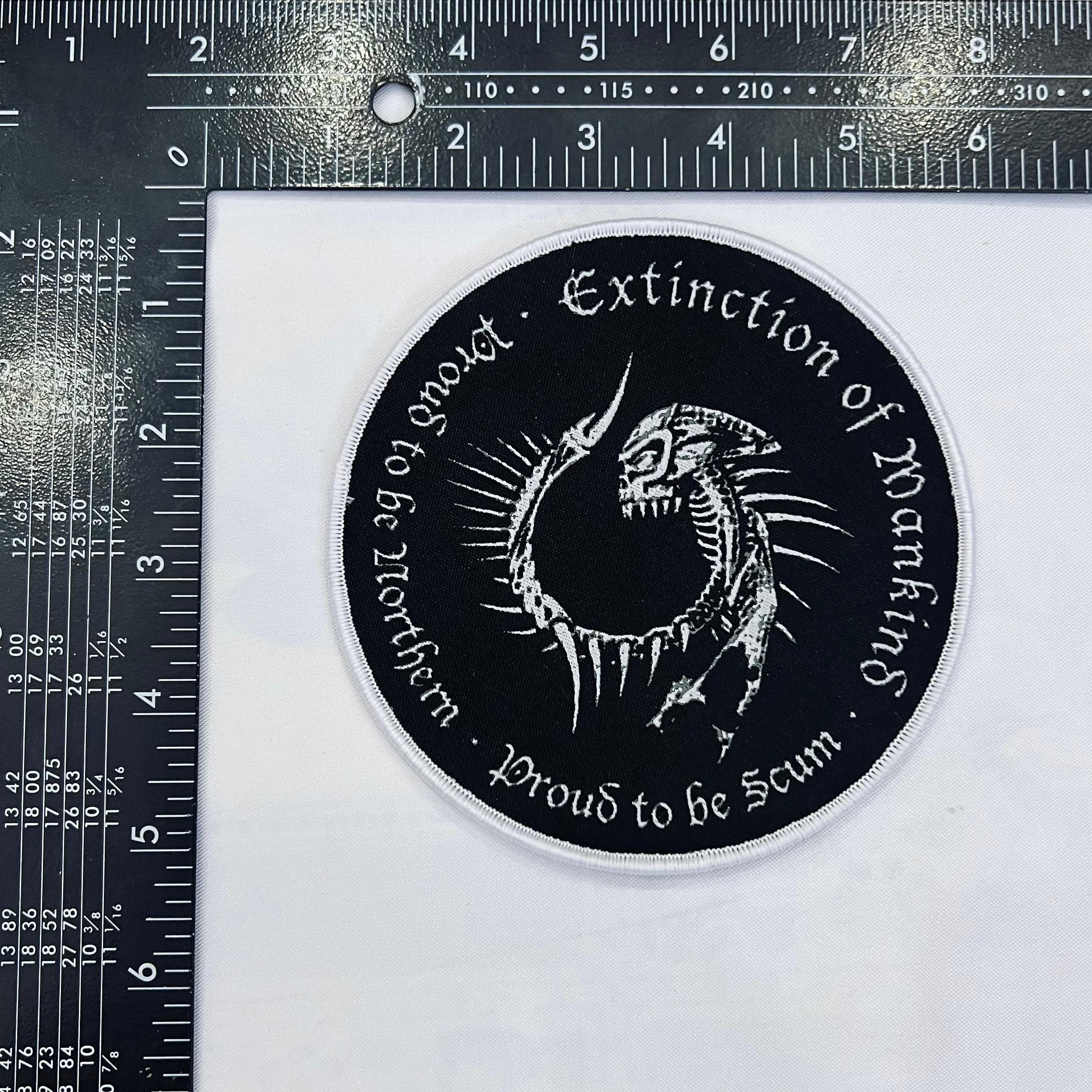 extinction-of-mankind-proud-to-be-scum-patch-tiss-bordure-noire image 5