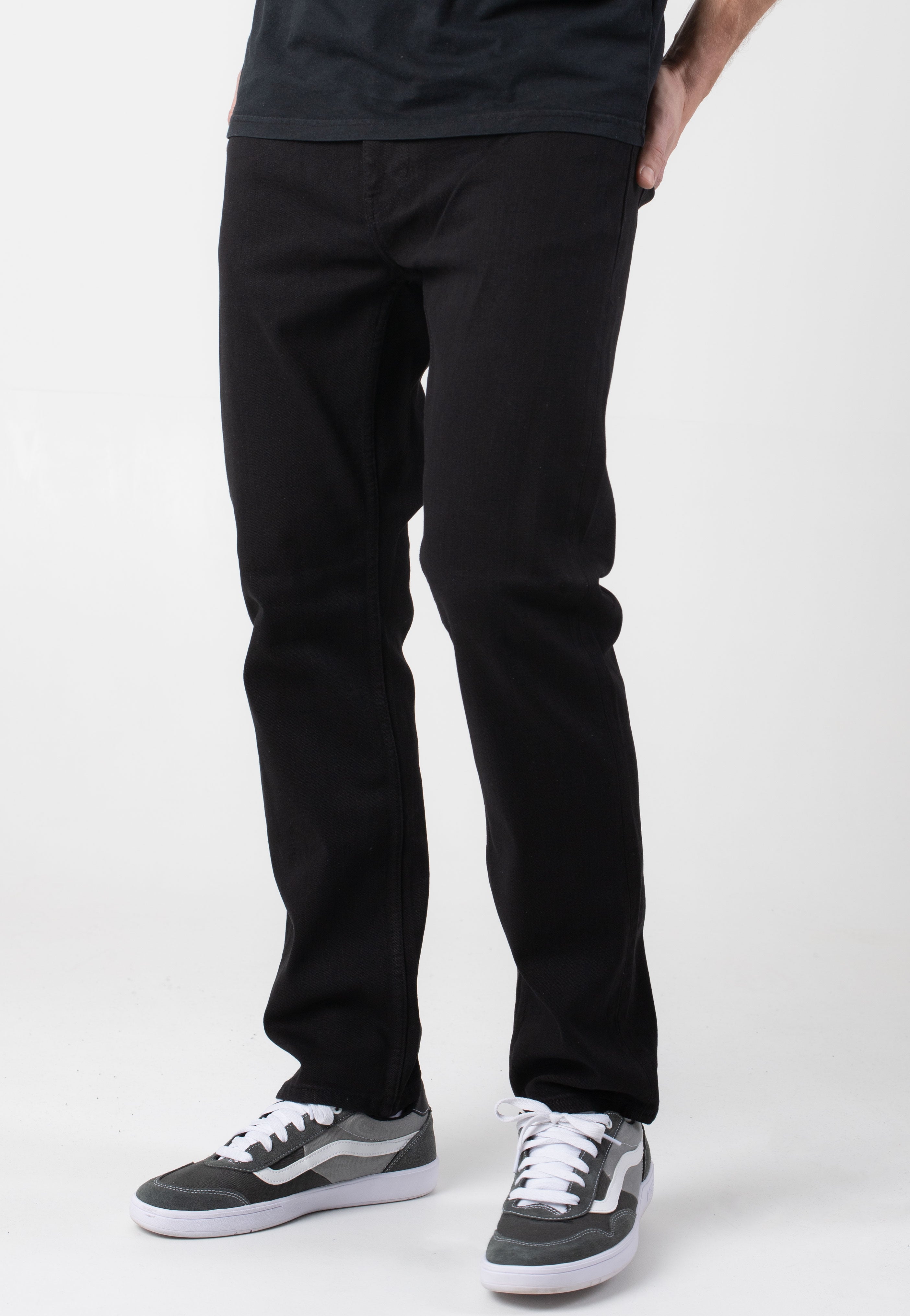 only-sons-weft-reg-jean-black-denim-w32-l32 image 3
