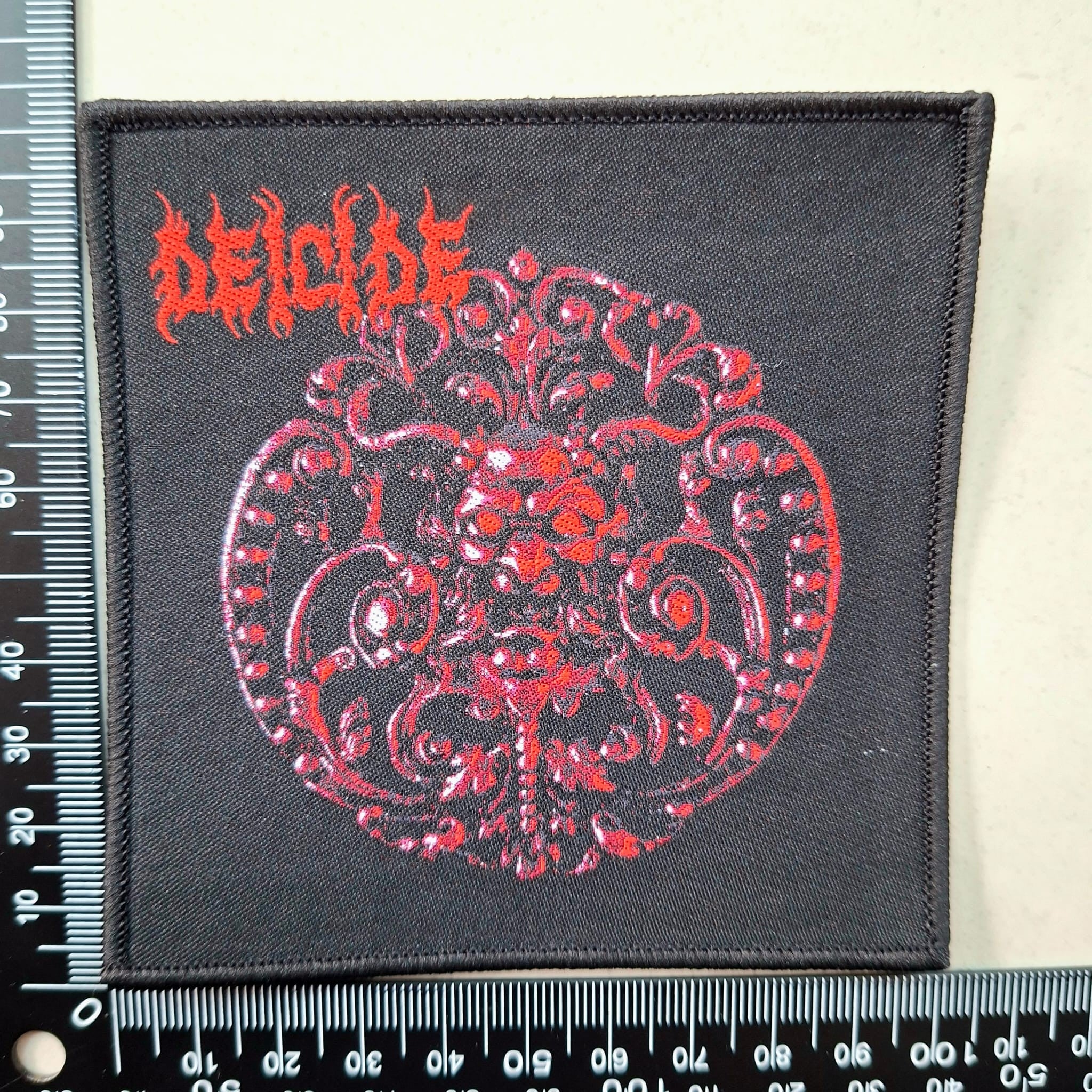783punx-deicide-logo-petit-patch-tiss-death-metal image 2