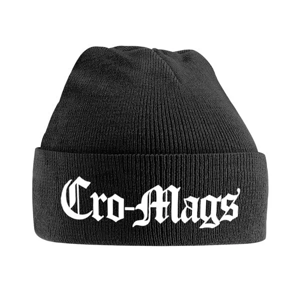 cro-mags-logo-bonnet-beanie-hardcore-noir image 1
