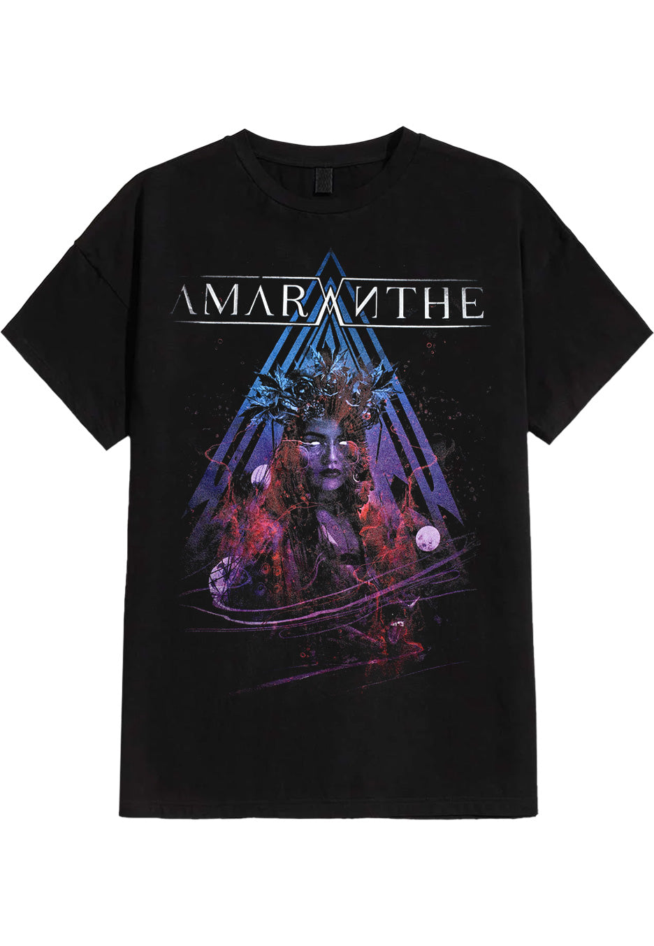 amaranthe-damnation-flame-t-shirt-noir-homme-melodic-metal image 1