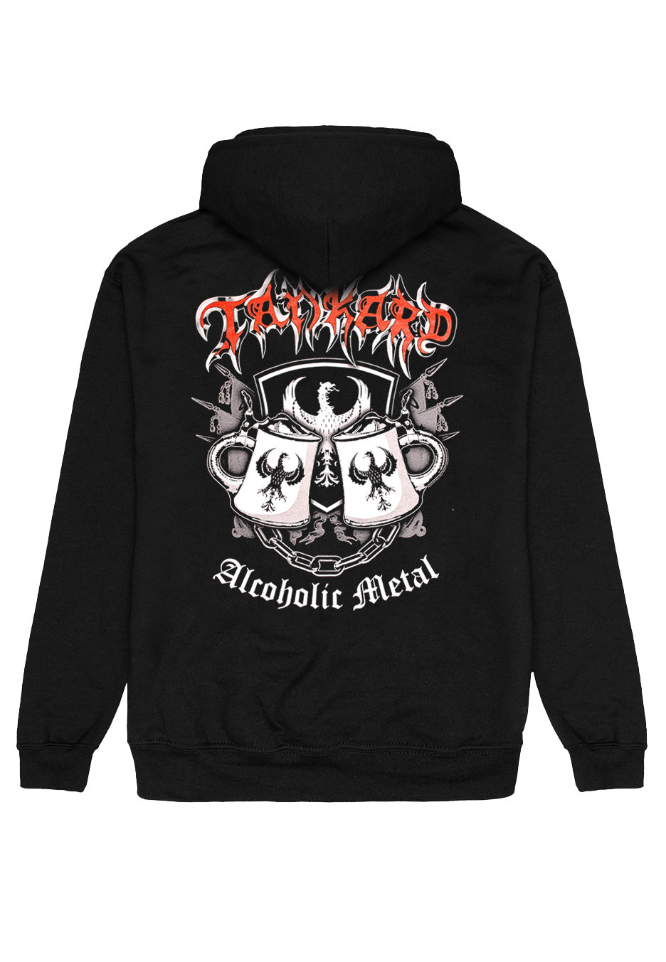 tankard-alcoholic-metal-hoodie-noir-homme-thrash-metal image 2