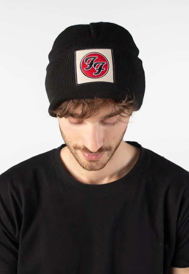 foo-fighters-square-logo-bonnet-noir image 1