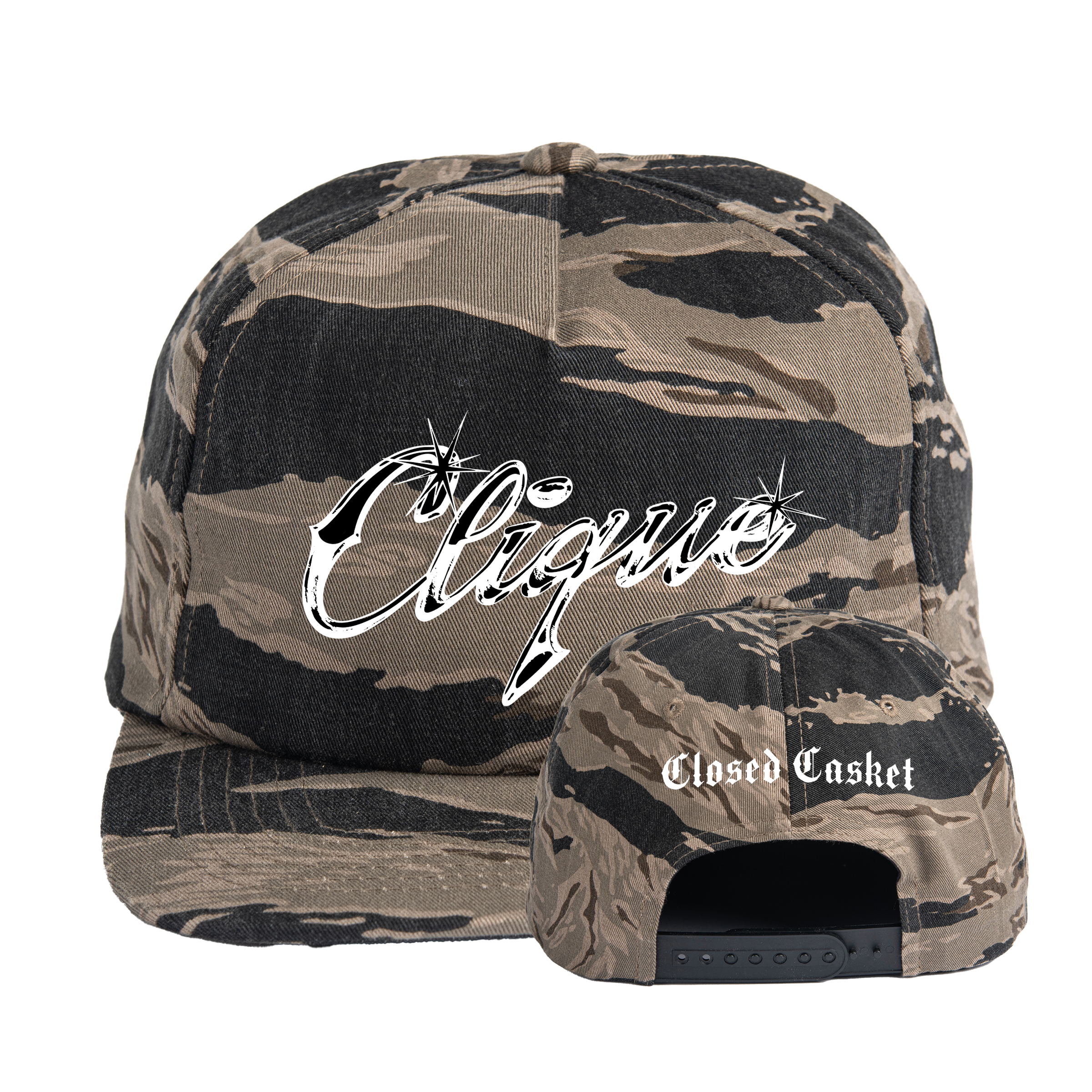 closed-casket-clique-logo-casquette-snapback-noir-taille-unique image 1