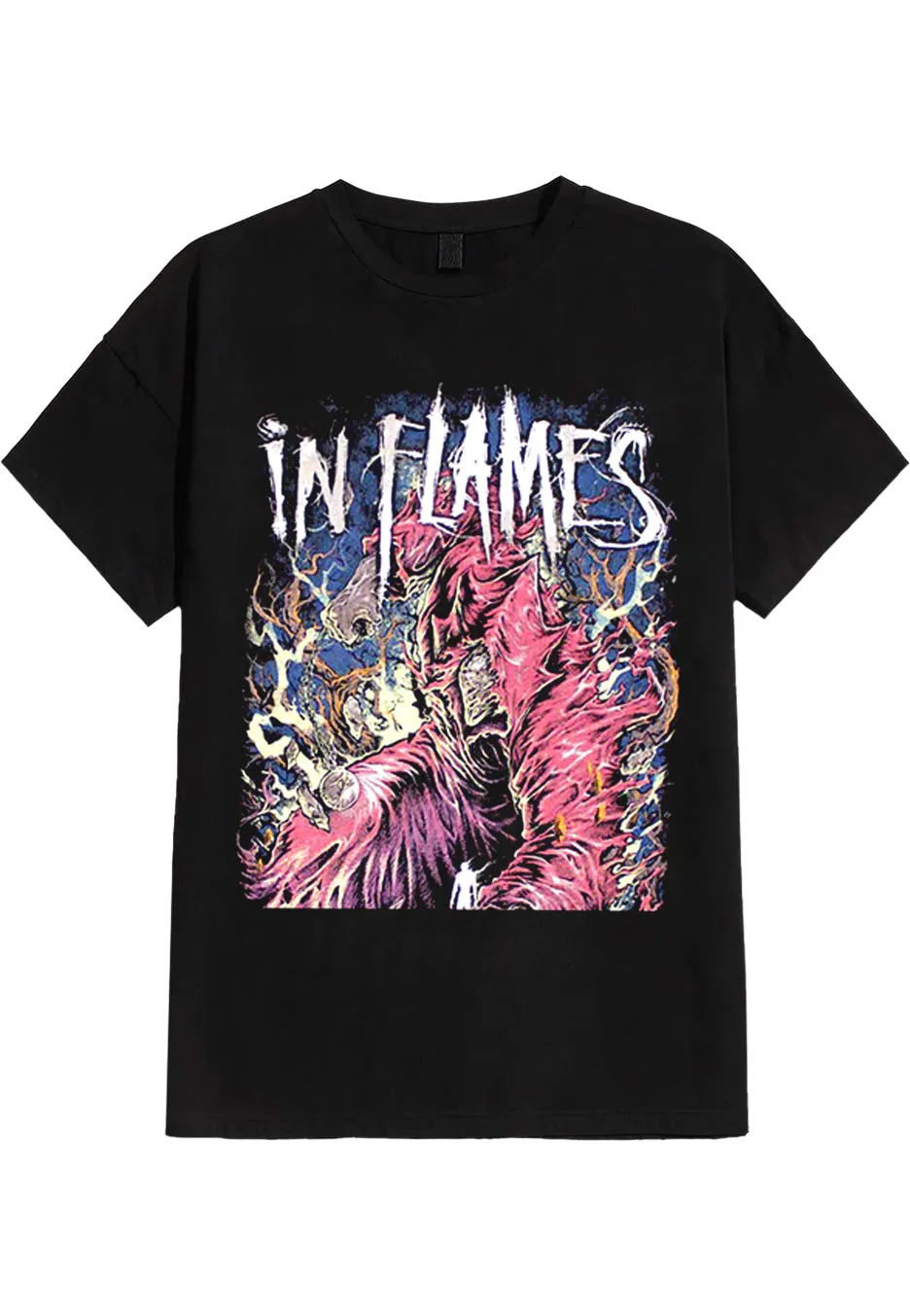 in-flames-nothing-but-pain-t-shirt-noir-homme image 1