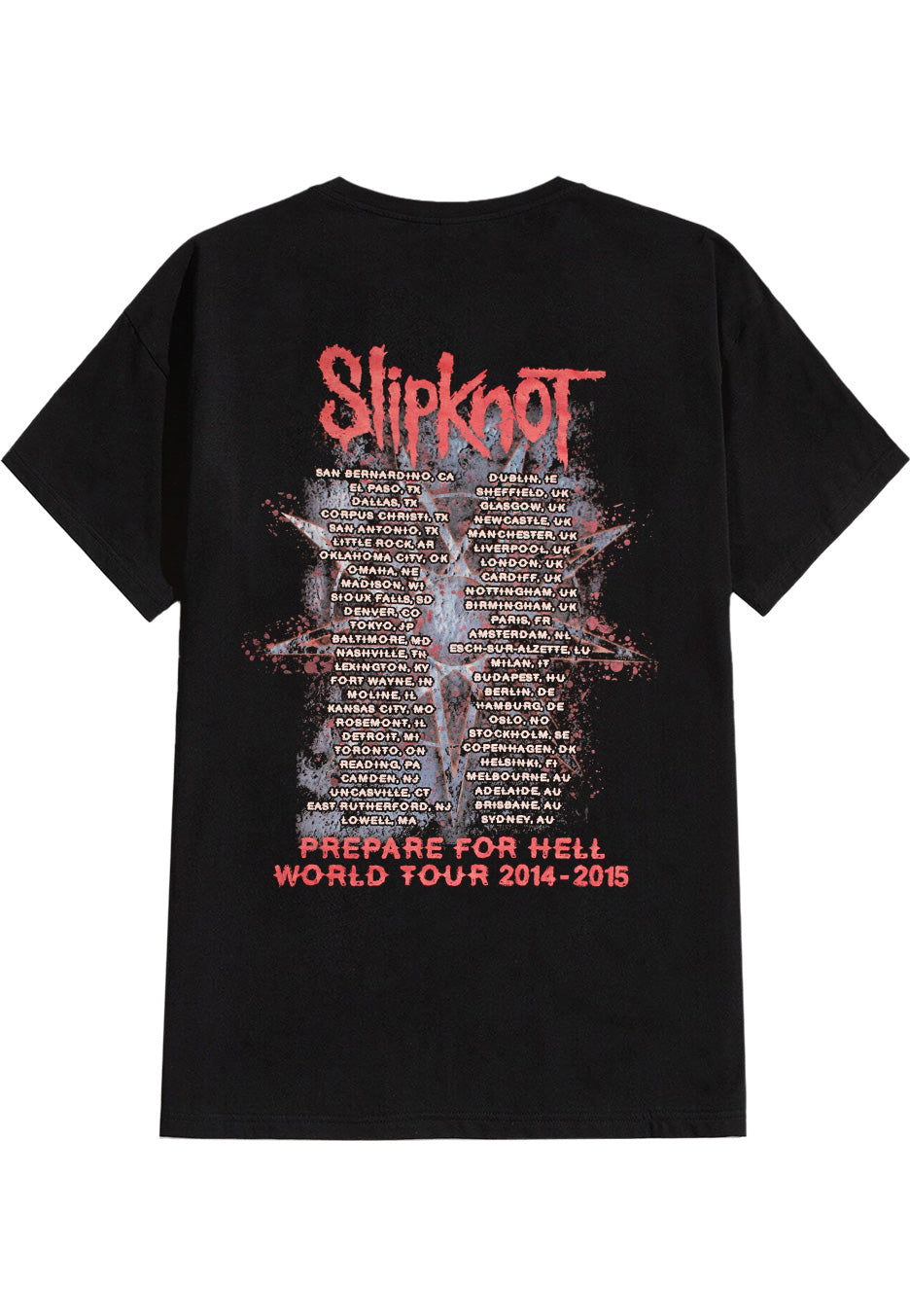 slipknot-prepare-for-hell-2014-2015-t-shirt-noir-homme-nu-metal image 2