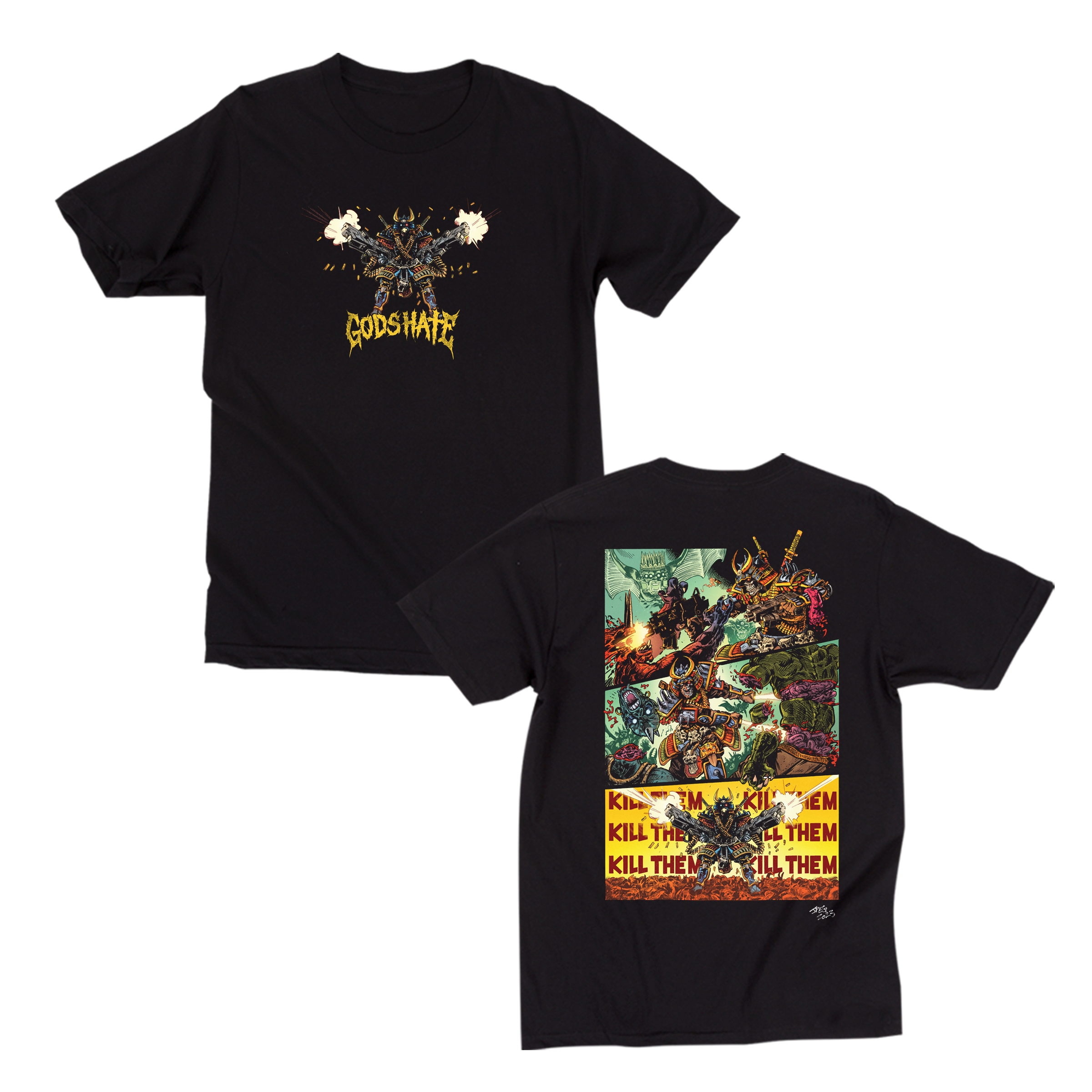 closed-casket-activities-god-s-hate-kill-them-all-t-shirt-comic image 1