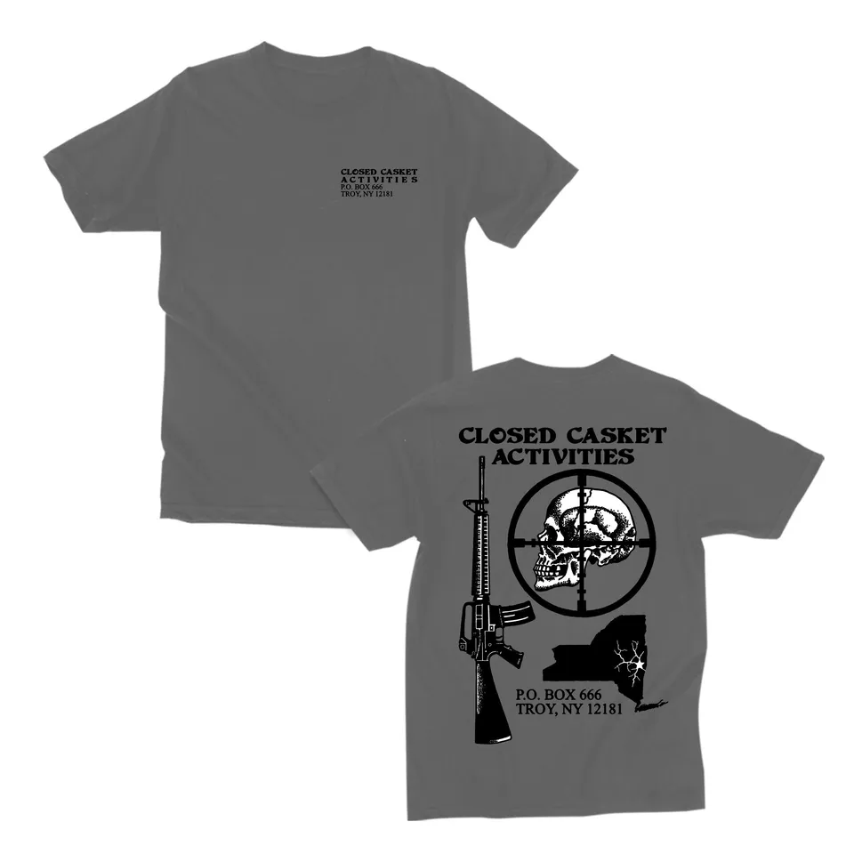 closed-casket-death-traitors-scope-t-shirt-pepper image 1