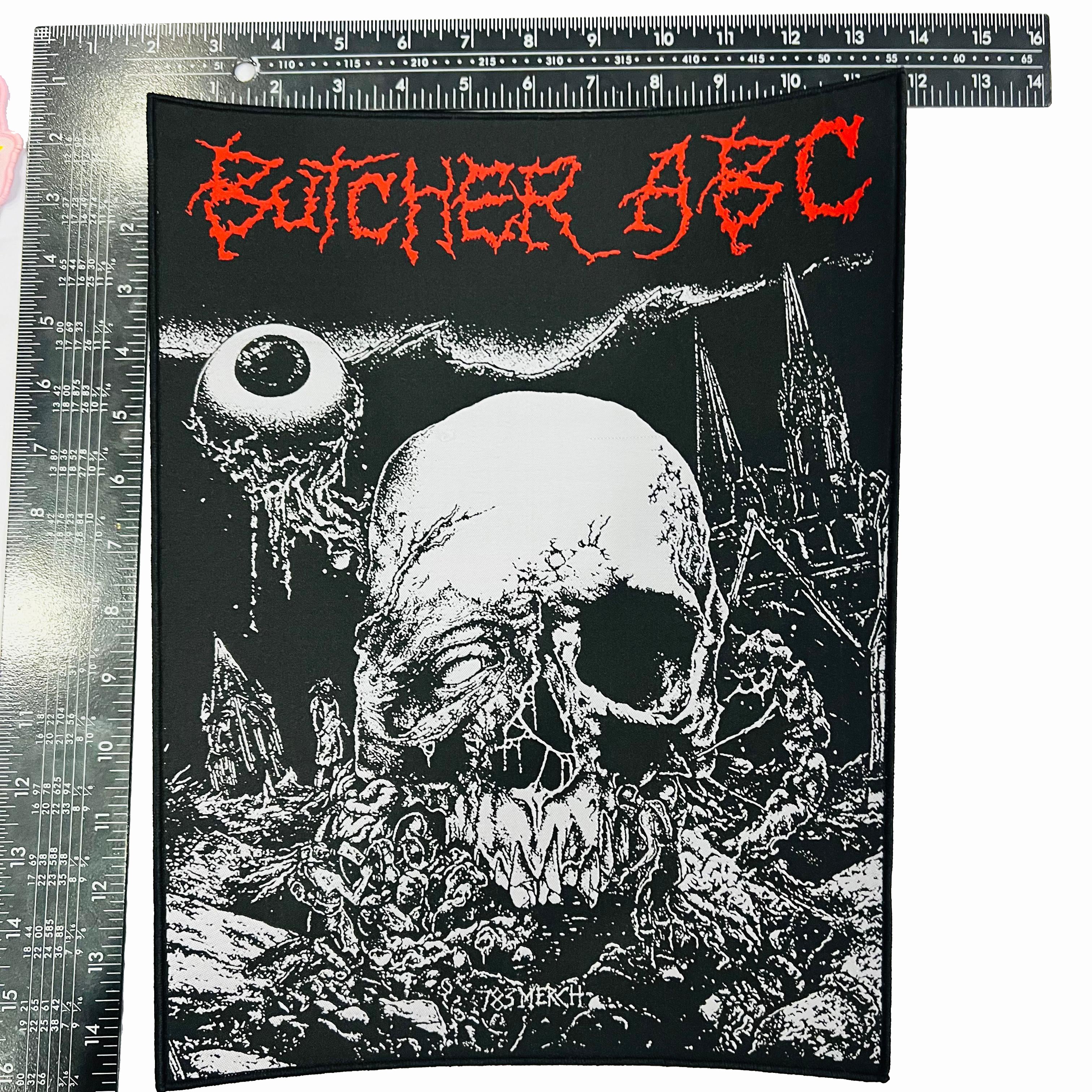 783punx-butcher-abc-north-of-hell-backpatch-tiss-bordure-noire image 3