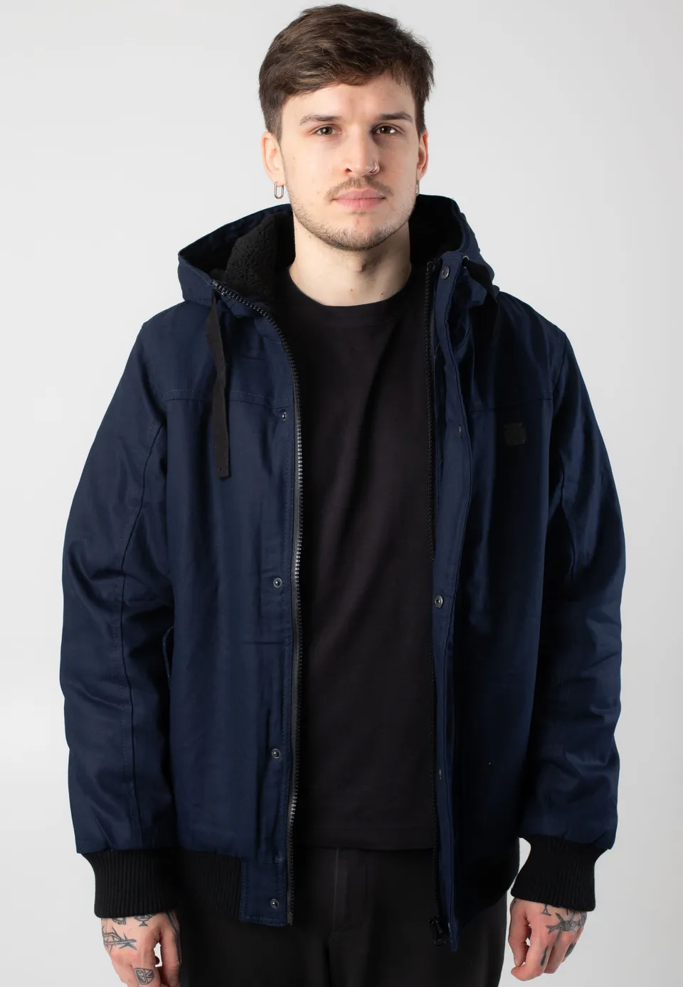 brandit-essential-navy-veste-homme-bleu-marine image 1