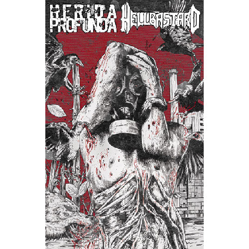783punx-tapes-herida-profunda-hellbastard-split-cassette-blanche image 1