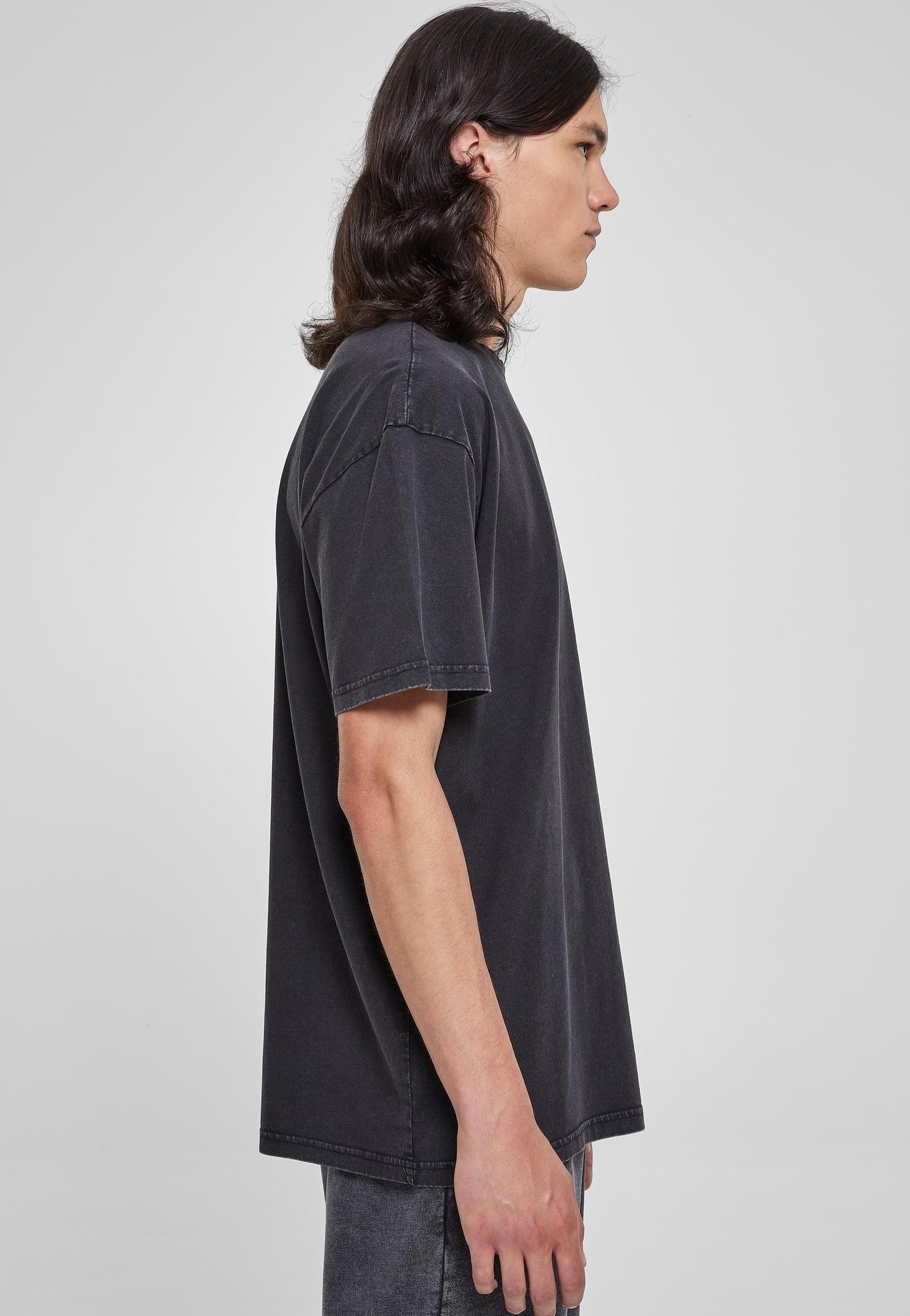 urban-classics-heavy-oversized-acid-wash-t-shirt-noir image 4