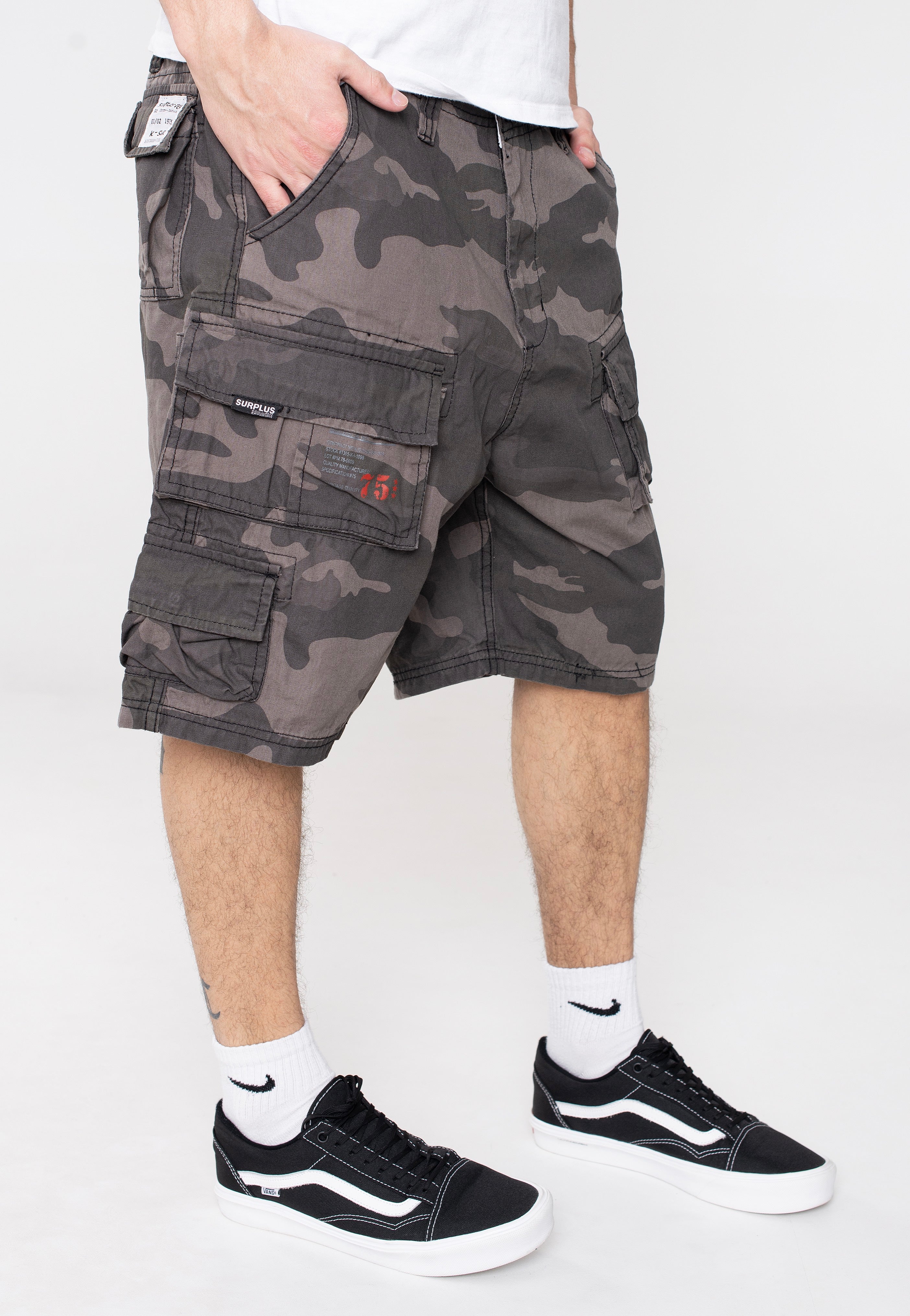 surplus-trooper-black-camo-short-cargo-camouflage-coton image 2