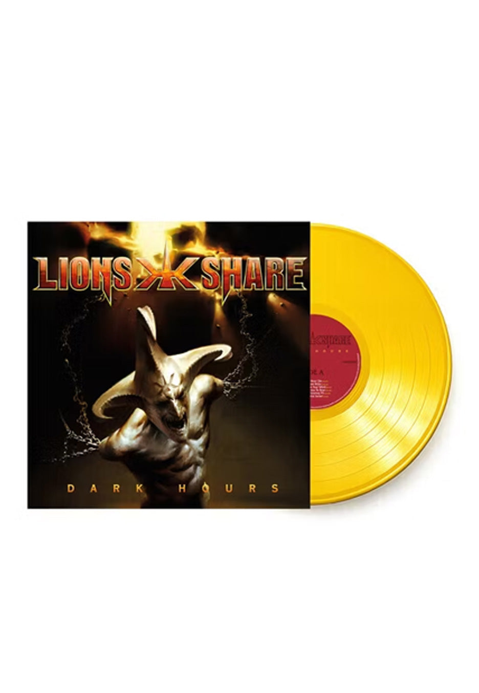 lion-s-share-dark-hours-vinyle-jaune-dition-power-metal image 1