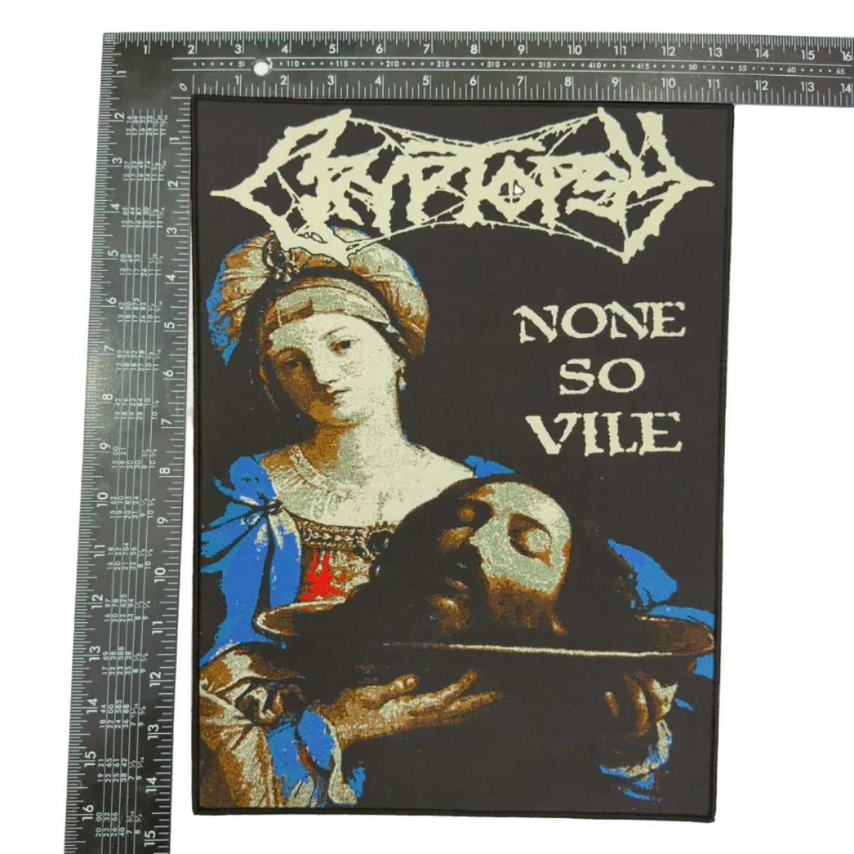 783punx-cryptopsy-none-so-vile-backpatch-tiss-bordure-noire image 3