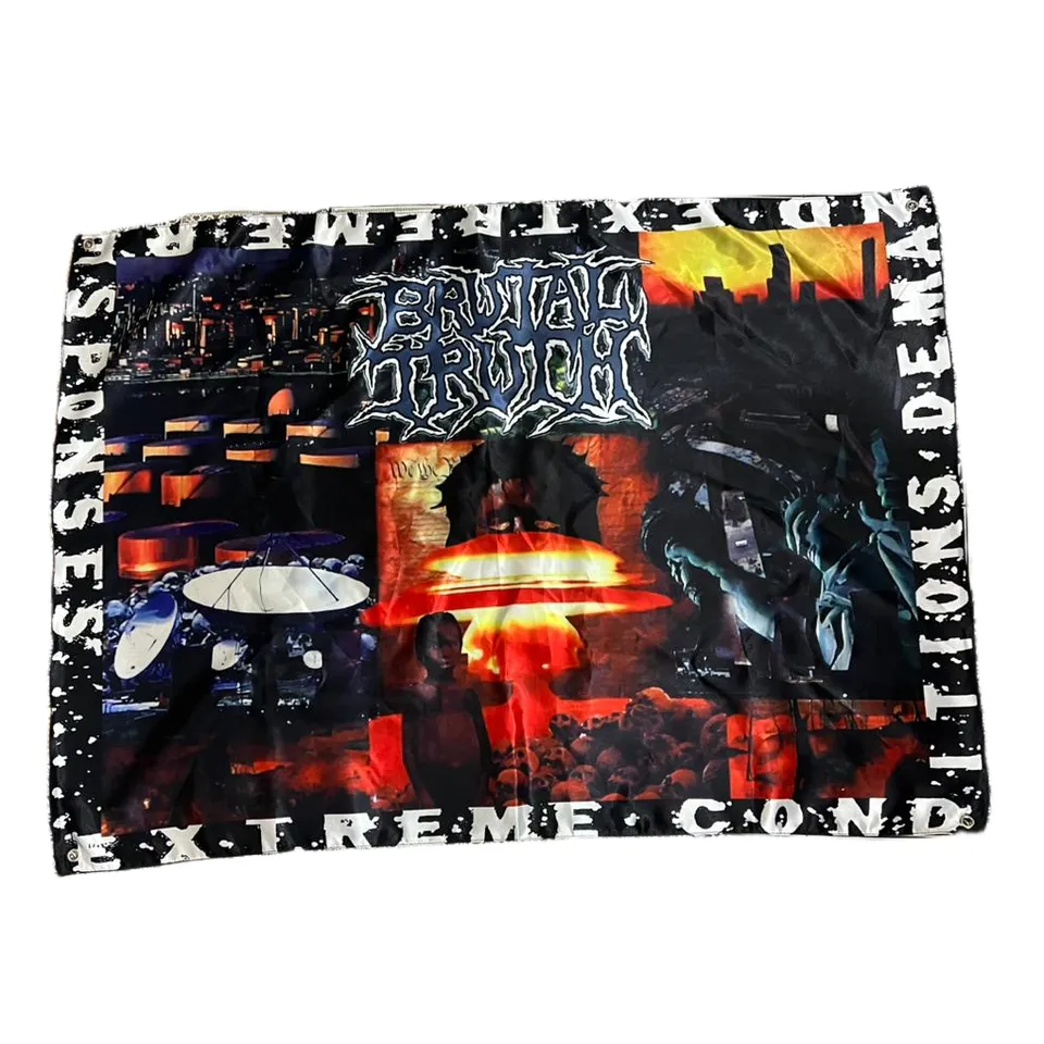 brutal-truth-extreme-conditions-drapeau-mural-100x70 image 1