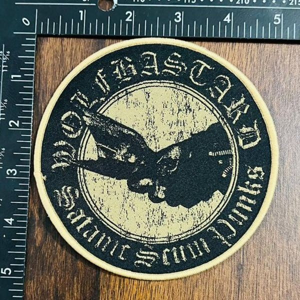 wolfbastard-satanic-scum-punks-patch-tiss-noir image 3