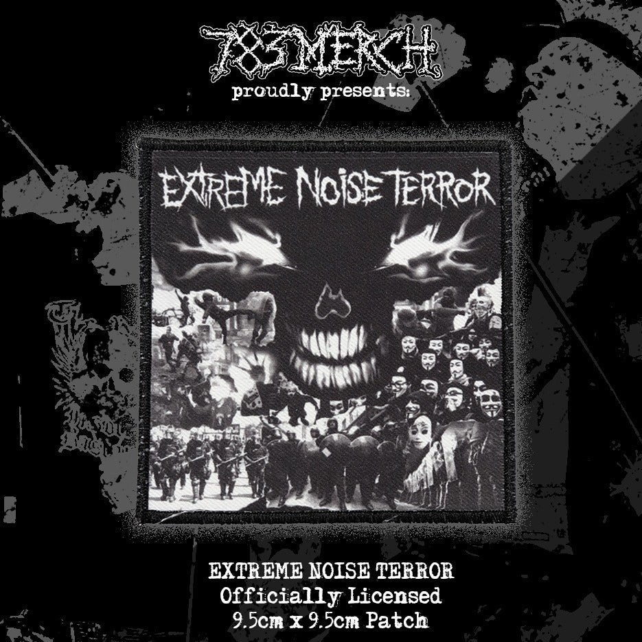 extreme-noise-terror-logo-patch-brod-pin-s-bundle image 2