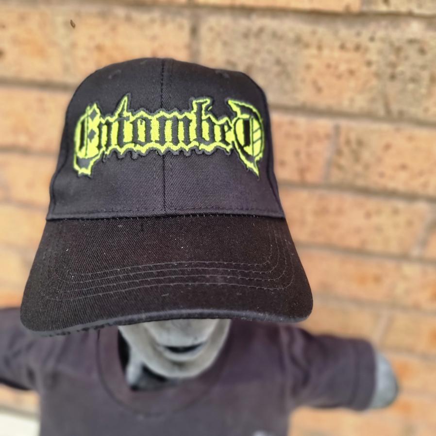 783punx-entombed-casquette-baseball-logo-jaune-phosphorescent image 1