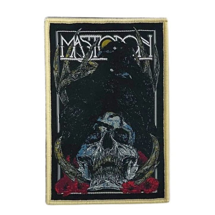783punx-small-patch-mastodon-crystal-skull-cusson-bordure-noire image 4