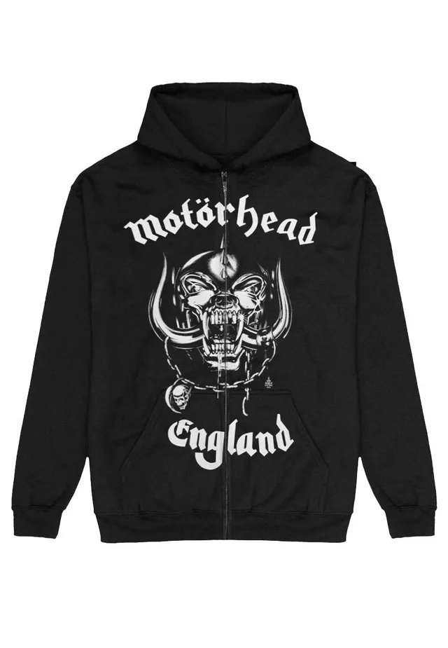 mot-rhead-england-sweat-zipp-noir-taille-m image 1