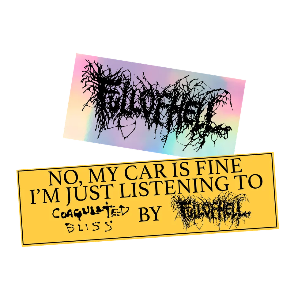 full-of-hell-sticker-pack-holographique image 1