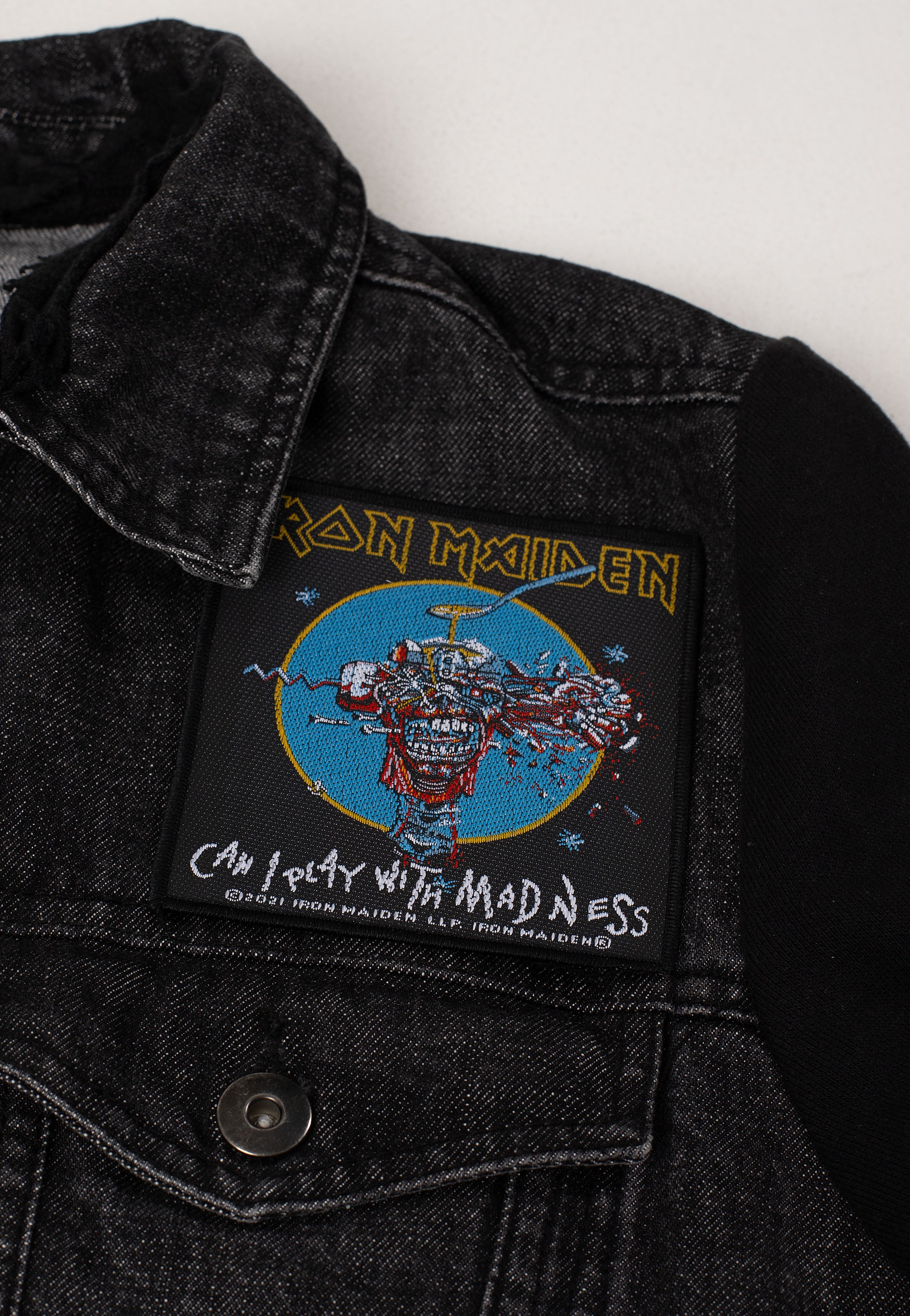 iron-maiden-can-i-play-with-madness-patch-noir-taille-unique image 3